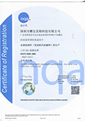 YDF TS16949中文证书